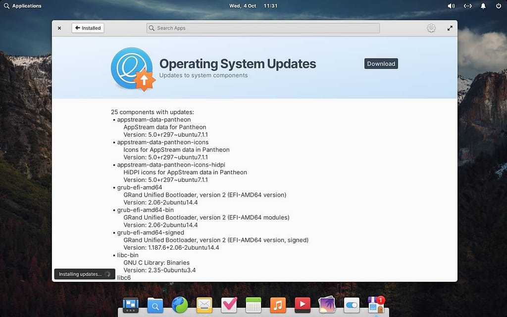 Elementary OS 7.1